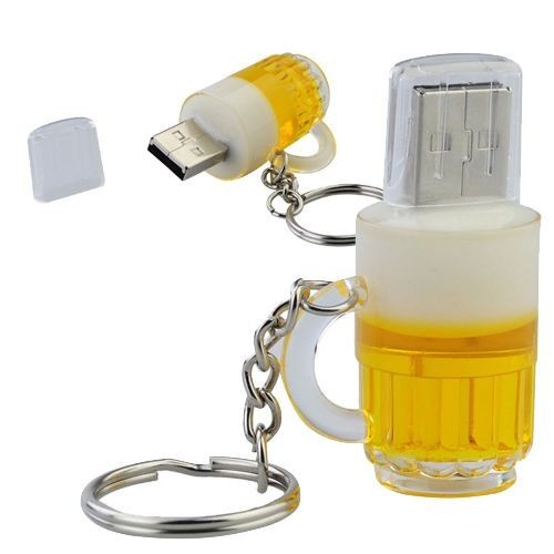 USB-stick bier pul / glas 8GB