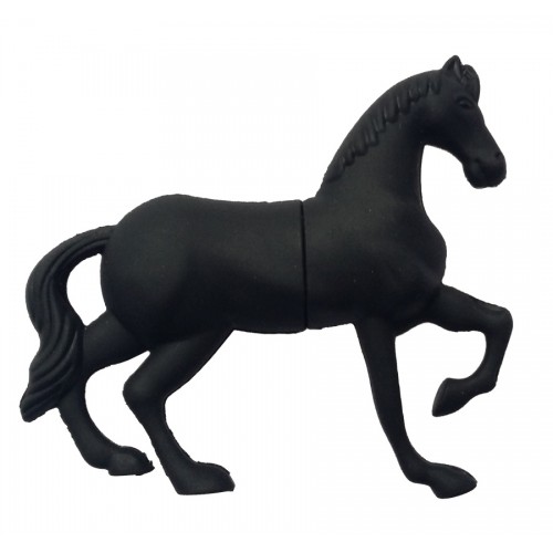 USB-stick zwart paard (8 GB)
