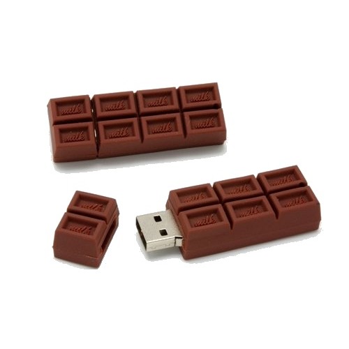 USB-stick chocolade 8 GB