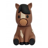 Paard USB-stick 128GB - Bruin