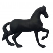 USB-stick zwart paard (8GB)