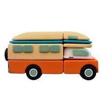 Retro Camper Bus USB 3.0 Stick 64GB – Travel - Gadget - Vintage - Reizen - Accessoire - Cadeau - Tiener - Meisje - Jongen - Ulticool