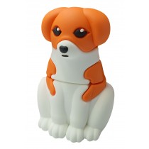 USB-stick schattige hond bruin/wit 8GB