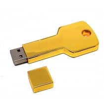 USB-stick Sleutel goud metaal 8GB