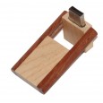 USB stick 2 kleuren hout schuif-draaimodel (8GB)