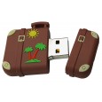 USB stick reis travel koffer zon palmboom retro vintage 64GB high speed (USB 3.0)