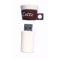 5x USB stick Latte koffie beker 8GB Relatiegeschenk / Give away / Traktatie / Goodybag 