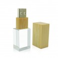 USB-stick glas en hout (8GB)