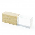 USB-stick glas en hout (8GB)